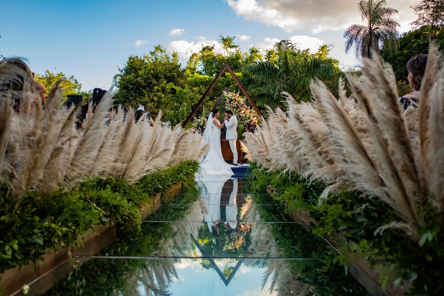 Casamento ao ar livre no espaço Alegranza em Goiânia Casamento ao ar livre no espaço Alegranza em Goiânia