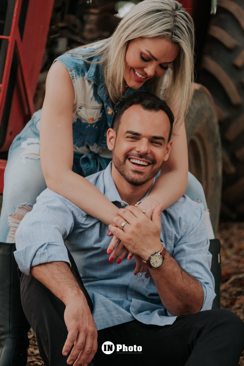 Foto Lindo Ensaio Fotografico de Casal na Fazenda Agua Limpa Lyzia e Rafael - Imagem 15