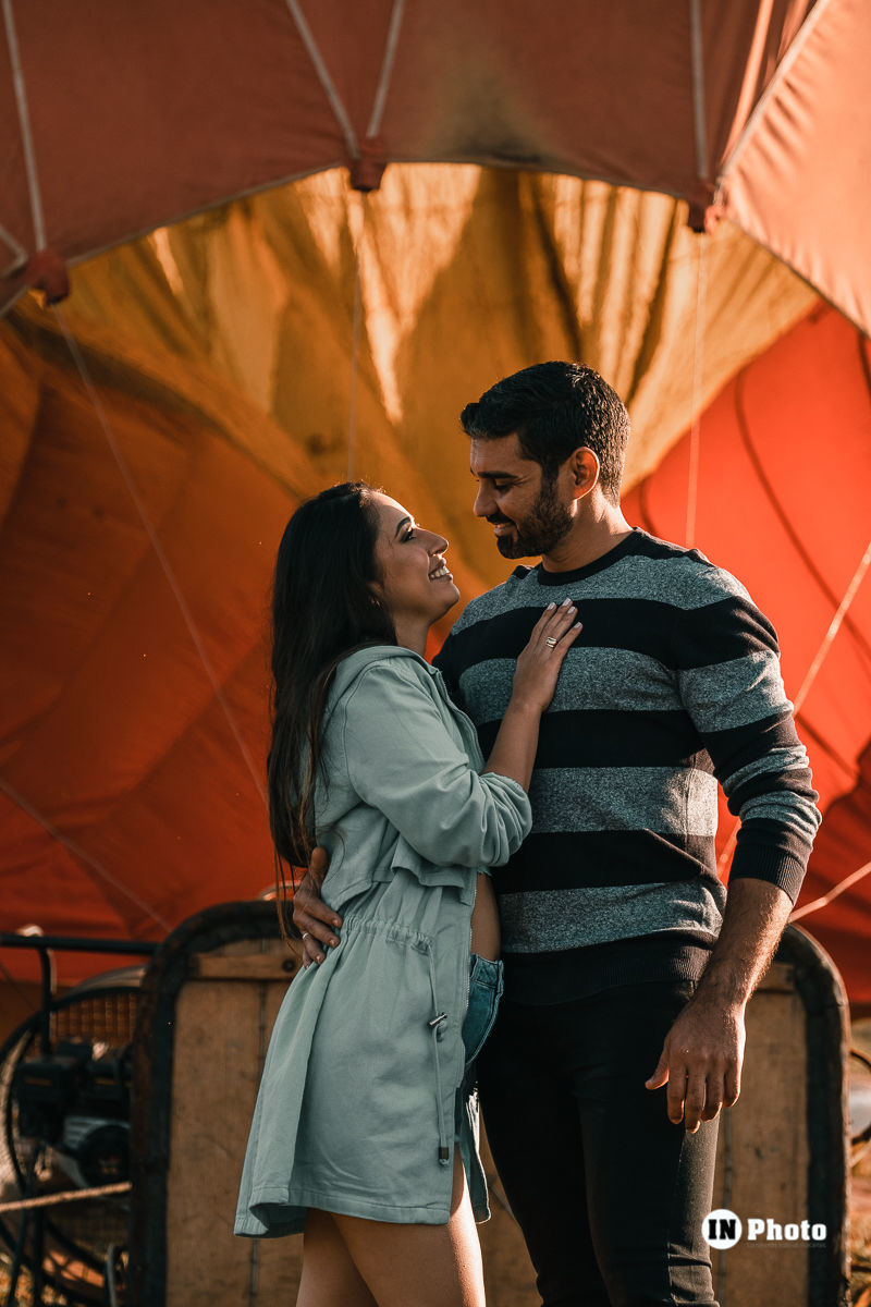 Foto Ensaio Fotográfico de Casal Inspiração com Balão de Ar Quente Rafaela e Frank - Imagem 23