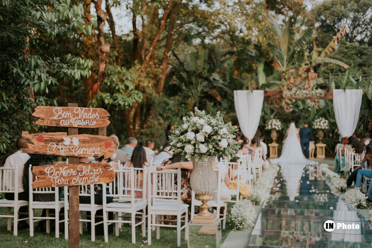 Foto Lindo Casamento Ao Ar livre no Espaço Elite Nicaele e Gabriel - Imagem 3