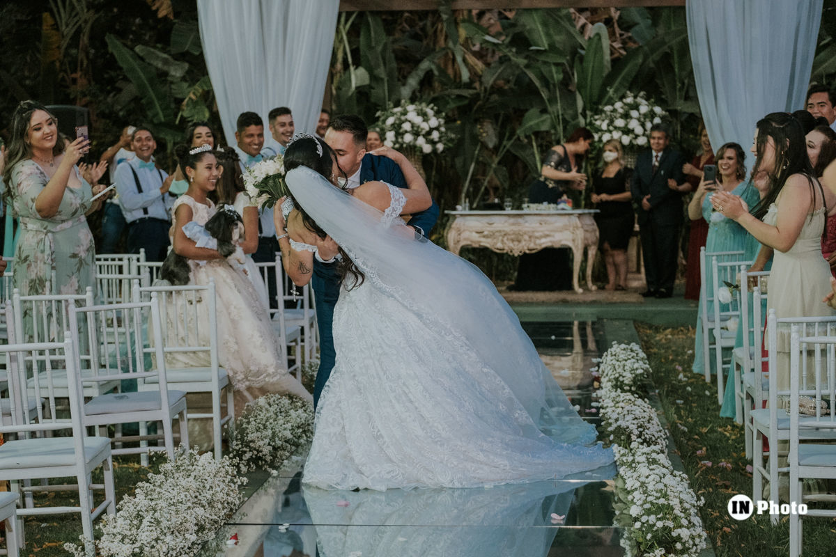 Foto Lindo Casamento Ao Ar livre no Espaço Elite Nicaele e Gabriel - Imagem 36