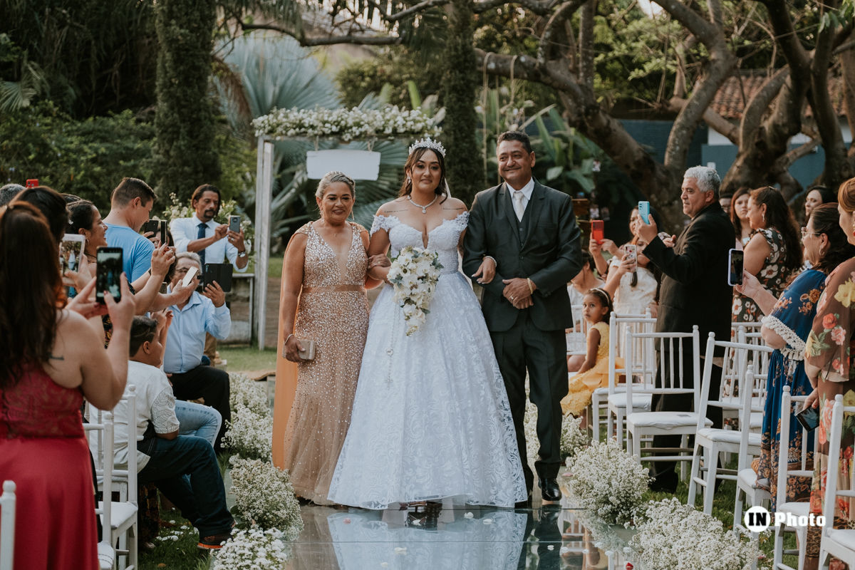 Foto Lindo Casamento Ao Ar livre no Espaço Elite Nicaele e Gabriel - Imagem 42