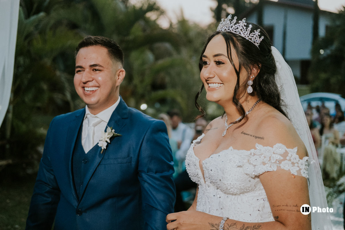 Foto Lindo Casamento Ao Ar livre no Espaço Elite Nicaele e Gabriel - Imagem 49