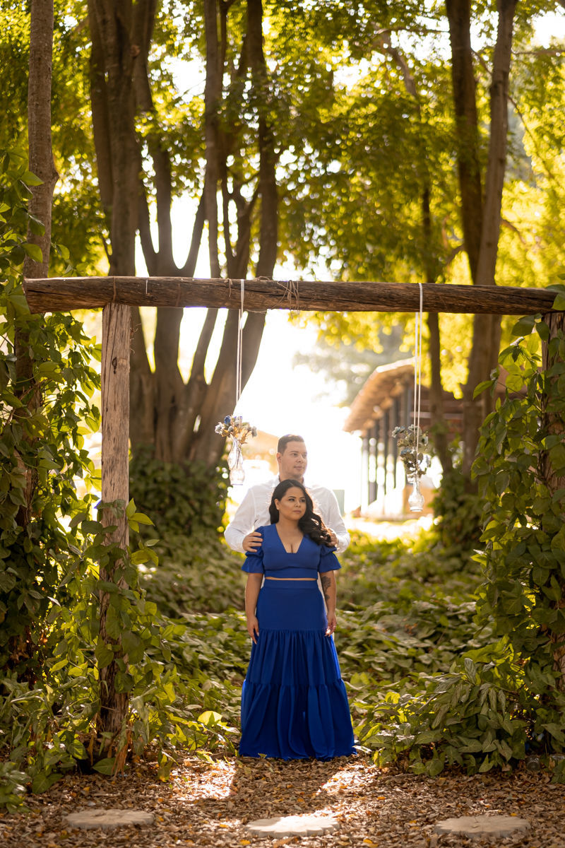 Foto Ensaio fotográfico de Casal Na Fazenda Água Limpa Milena e Paulo Sérgio - Imagem 3