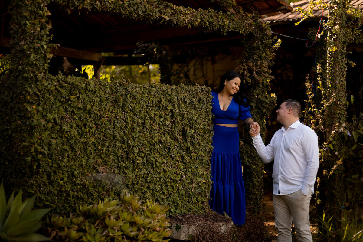 Foto Ensaio fotográfico de Casal Na Fazenda Água Limpa Milena e Paulo Sérgio - Imagem 6