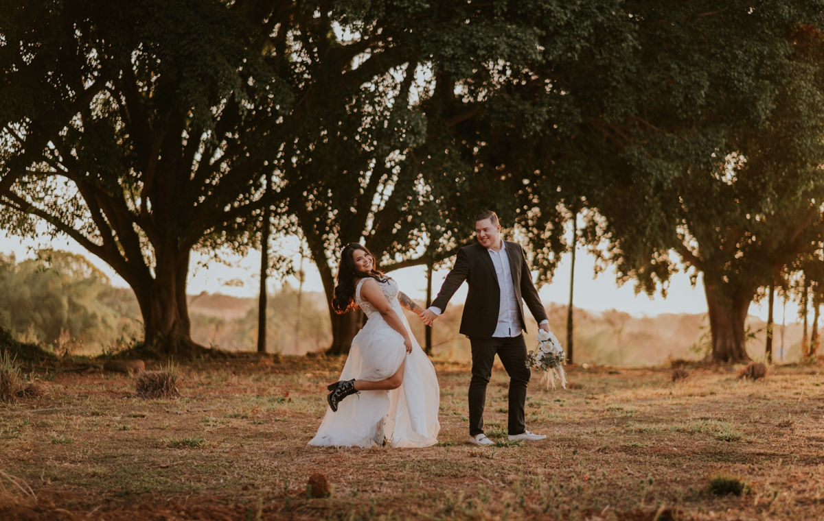 Foto Ensaio fotográfico de Casal Na Fazenda Água Limpa Milena e Paulo Sérgio - Imagem 8
