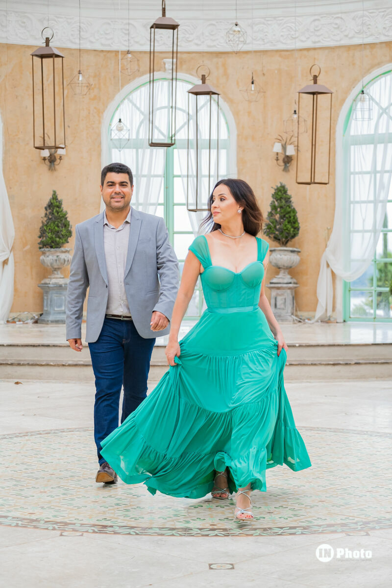 Foto Ensaio Fotográfico Pré Wedding Romântico Inspiração Villa Giardini Júlia e Bruno - Imagem 4